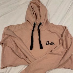 Barbie X Misguided Pink Crop Top sz 4